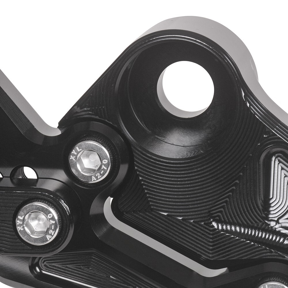 For APPILIA RS660 Tuono 660 Billet Adjustable Rearset Modify Control Black
