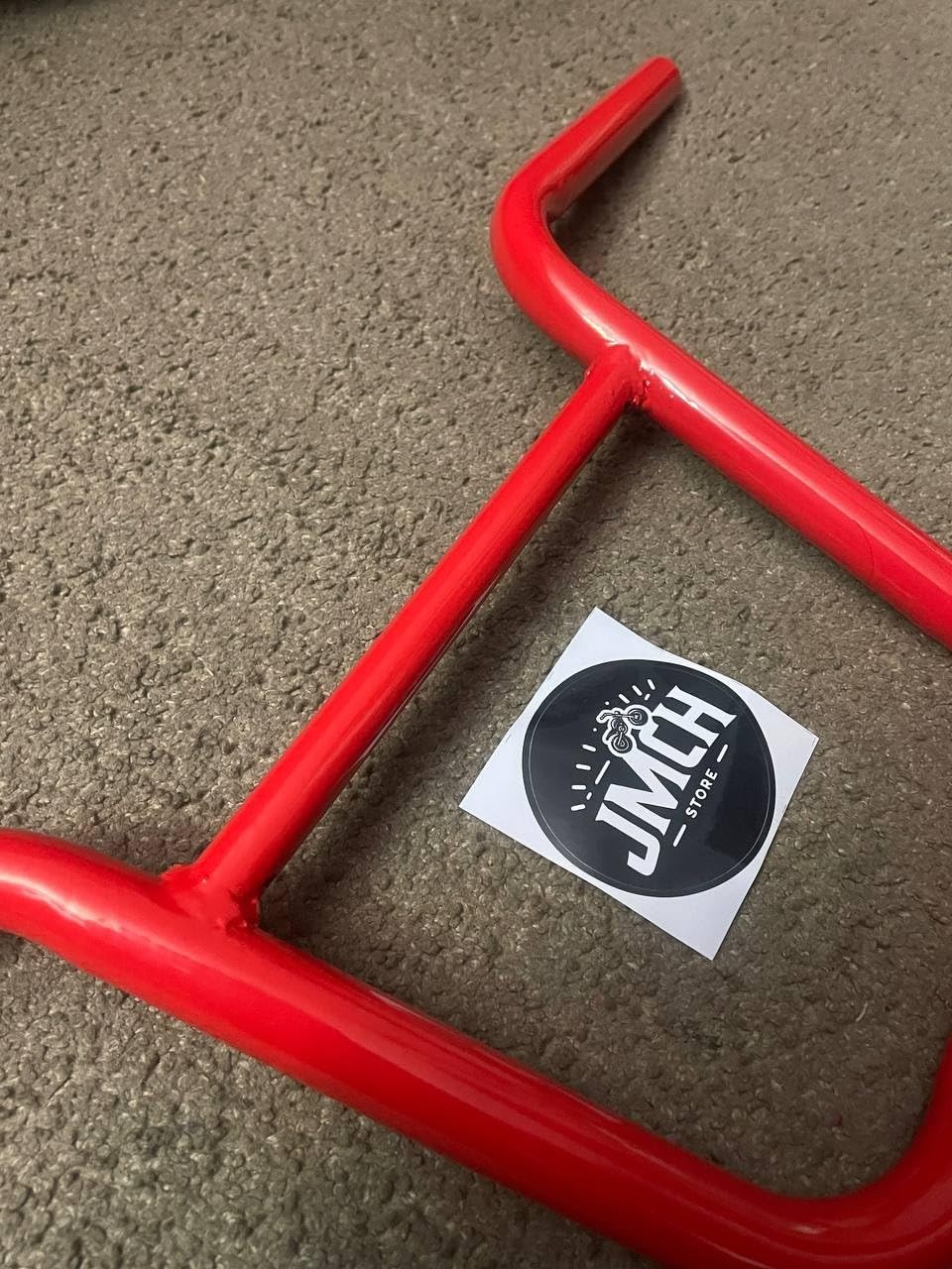 Red 7/8″ Handlebar 10.5″ Rise Crossbar Fits Motovox MBX10 MBX11 Mini Bike Parts
