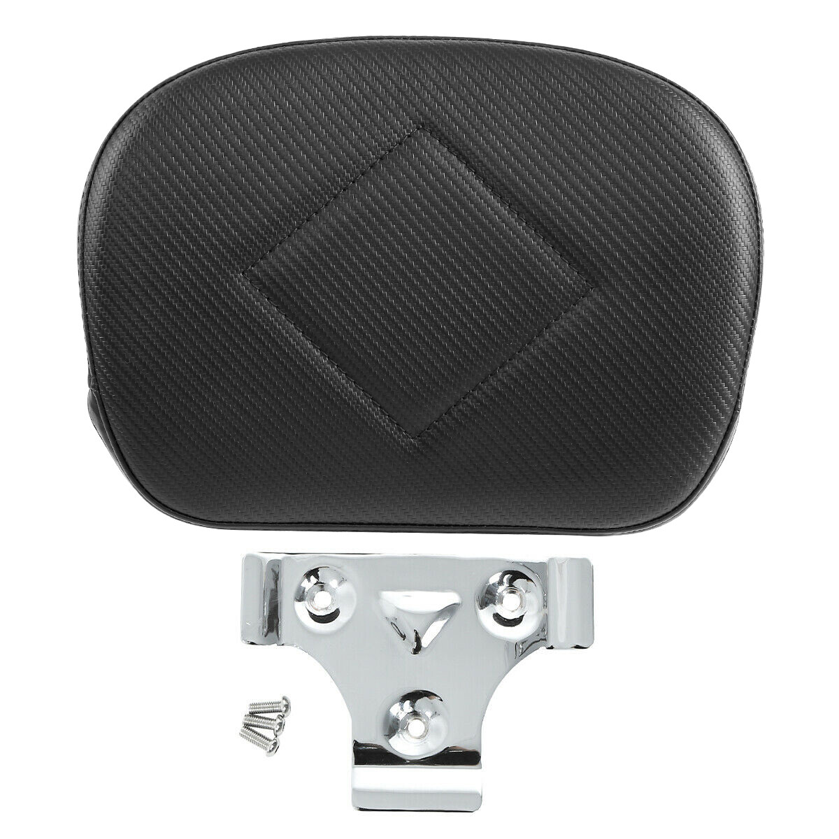 Sissy Bar Passenger Backrest Pad Fit For Harley Electra Glide Road King Softail