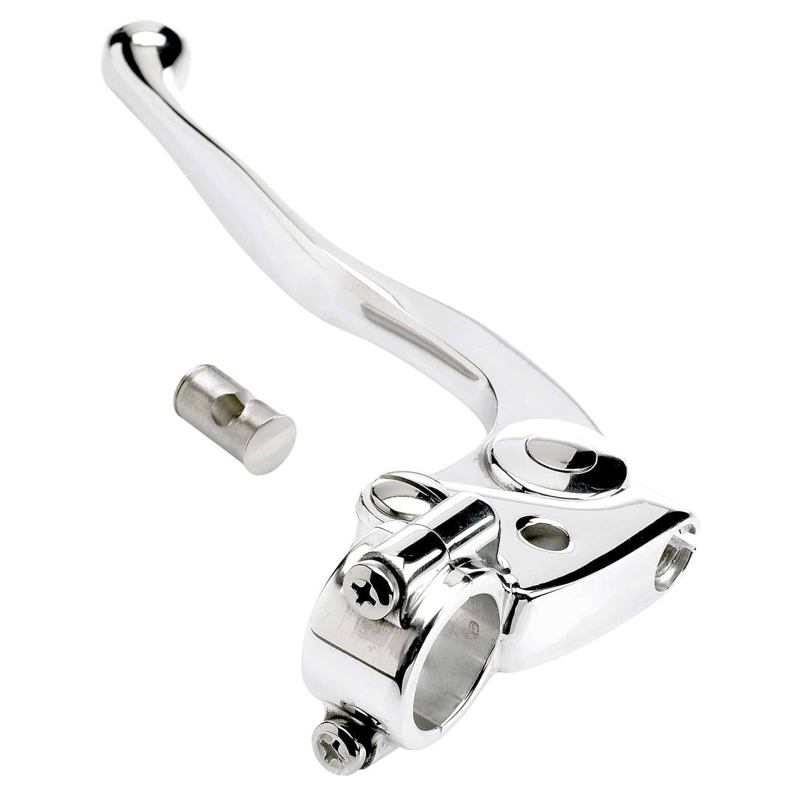 Kustom Tech Classic 1″ Clutch Lever Polished Aluminum 20-650 Made In Italy