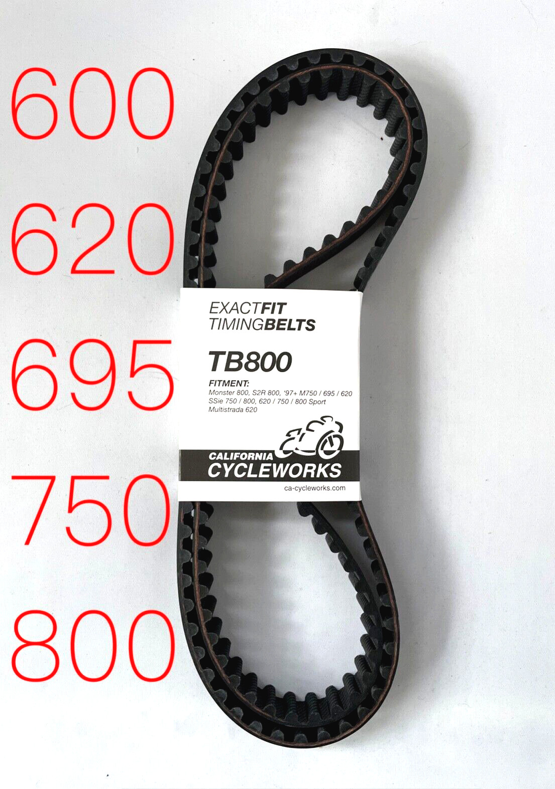 DUCATI Timing Belt for Ducati 600, 620, 695, 750, 800 Timing Belt Set