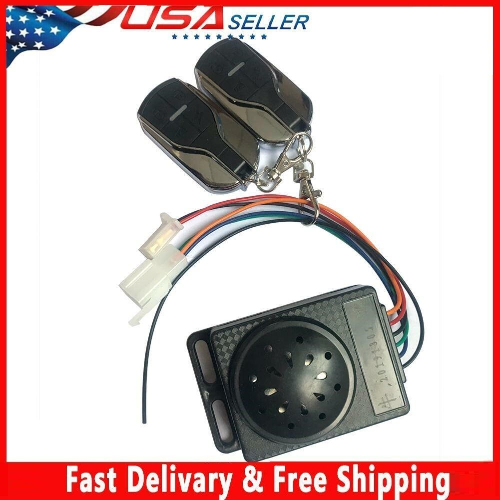 Remote Control Electric Scooter Alarm Security System Moped Antitheft Alarm