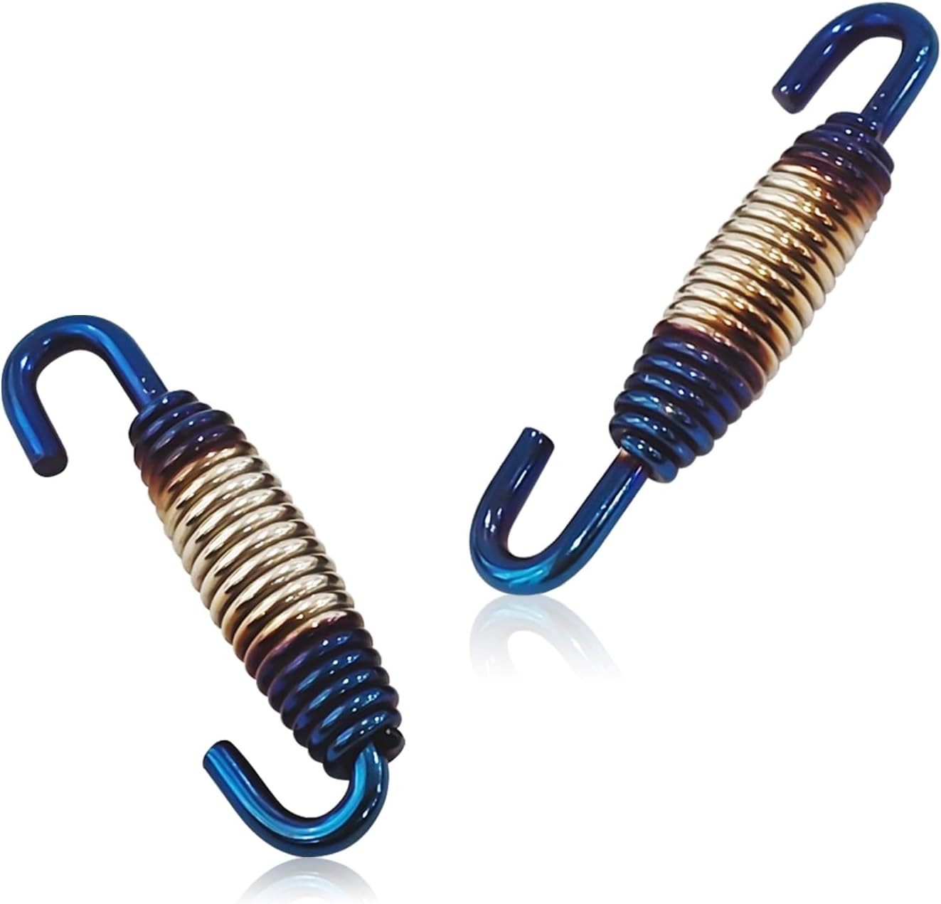 Universal Motorcycle Exhaust Spring Kit, 2 PCS 40 mm-60 mm Stainless Steel Retra