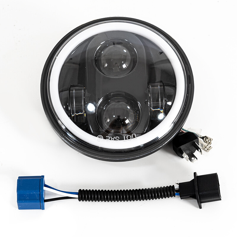 5.75″ LED Headlight Projector For Harley Davidson Sportster XL 1200 / 883 USA
