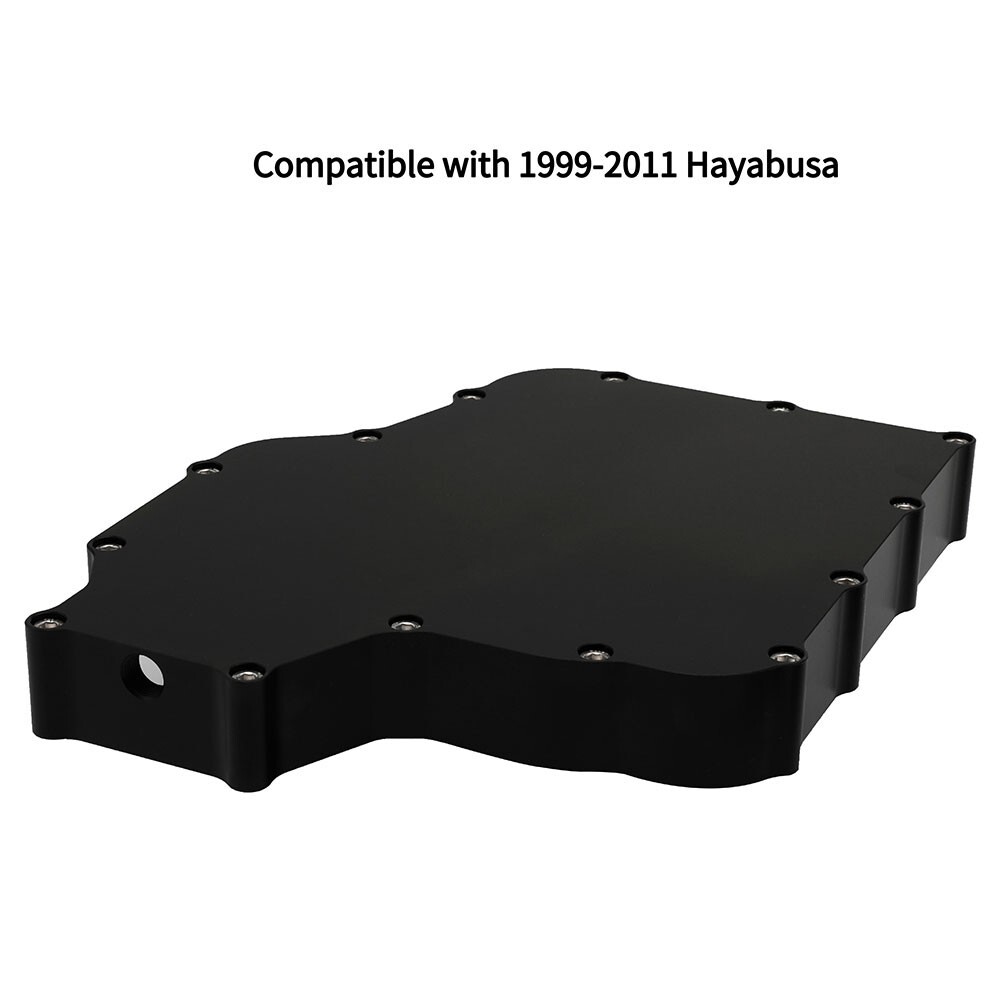 Black Oil Pan with Pick Up Low Profile for Suzuki GSXR 1300 Hayabusa 1999-2011