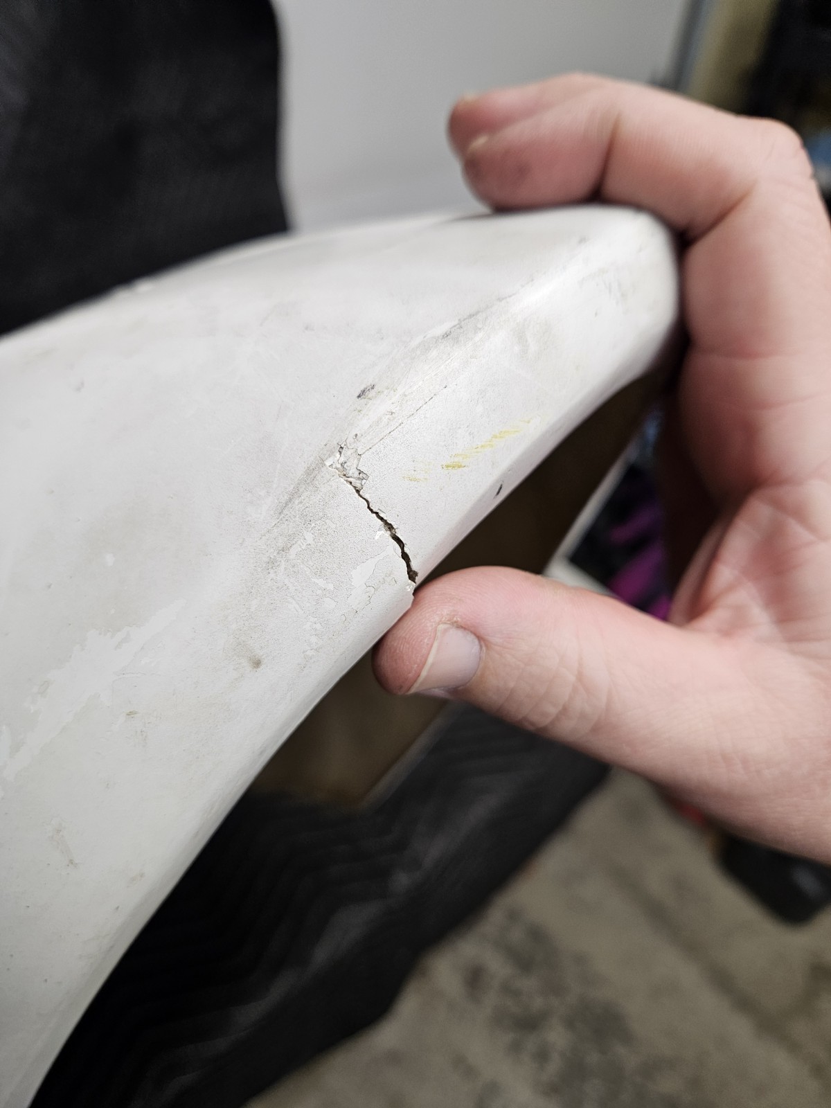 1993-95 GSXR 750 FIBERGLASS ONE PIECE TAIL SECTION AIRTECH NEVER USED!