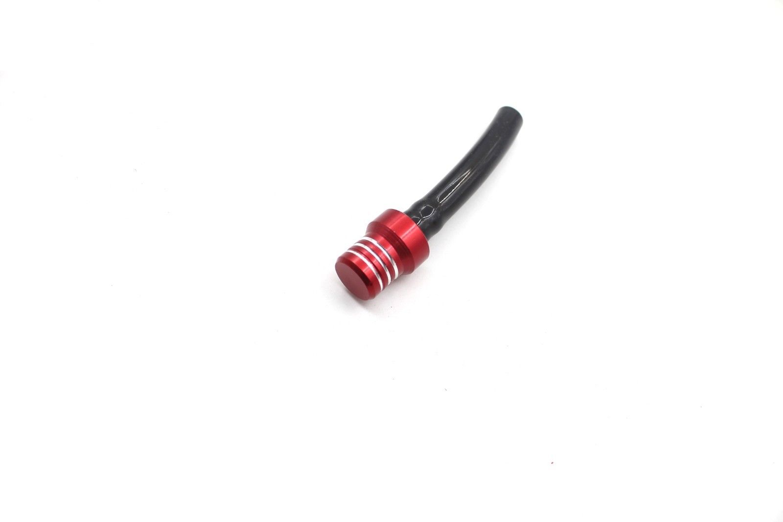 Dirt Bike Red CNC Gas Fuel Tank Cap Valve Vent Breather Hose Black Tube ATV Moto