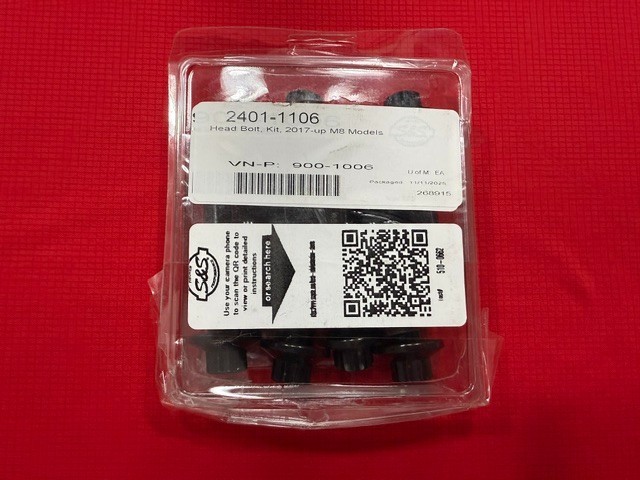 S&S Cycle Head Bolt Kit for Harley Davidson M8