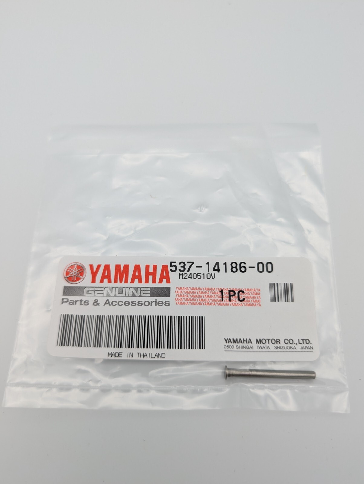 GENUINE OEM YAMAHA 537-14186-00 PIN FLOAT MADE IN THAILAND