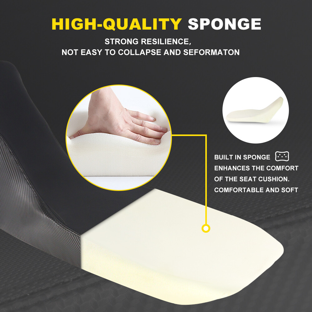1 Set Complete Plastic Plate & Sponge & Seat Cover Fit For Suzuki DR650 96-25