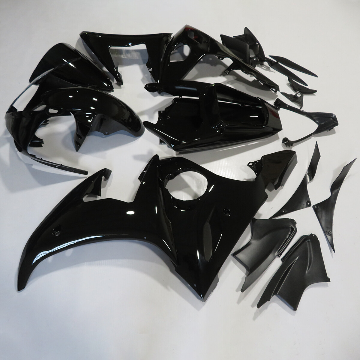Glossy Black Fairing Kit Fit for Yamaha YZF R6 2005 ABS Injection BodyWork Set