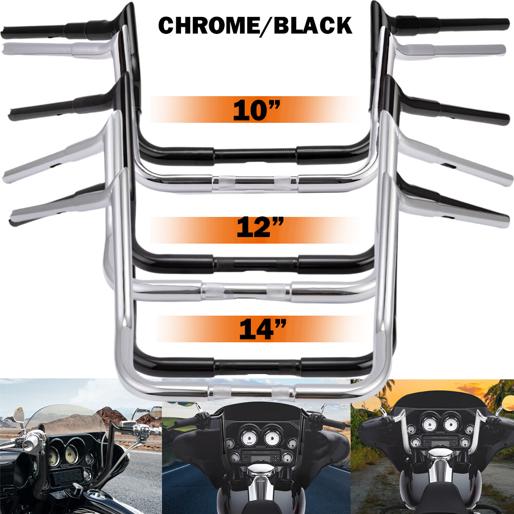 12″ 14″ 16″ Meathook Bar Handlebar For Harley 2011-2023 CVO STREET GLIDE