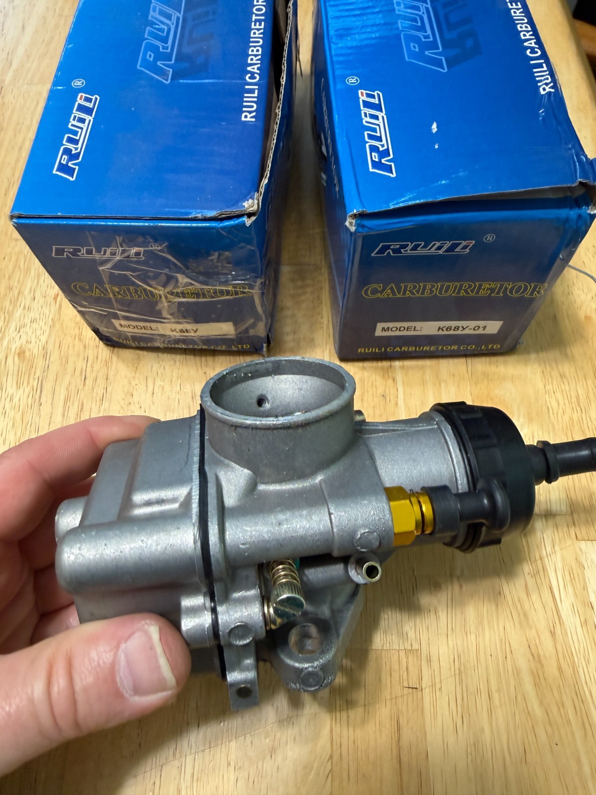 pair NOS Ural carburetor K68Y 30mm Ural 650 Dnepr 650 Fast US shipping