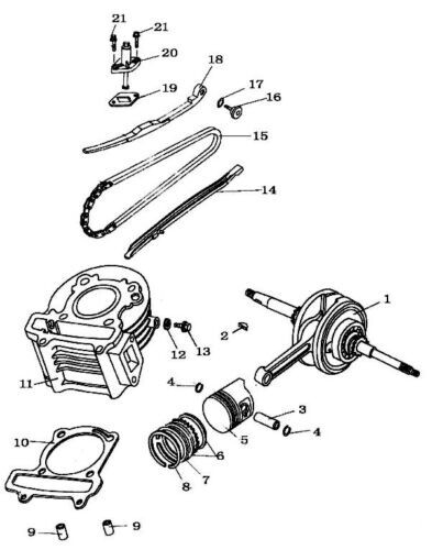 WOODRUFF / CRANKSHAFT KEY FOR SCOOTERS WITH 50cc QMB139 MOTORS *BUYER GETS 4*