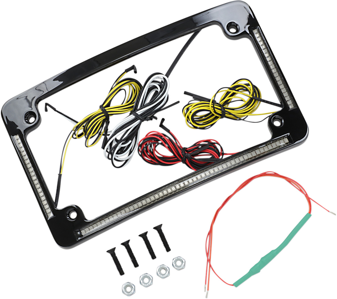 CUSTOM DYNAMICS License Plate Frame – Radius – Black TF05-B