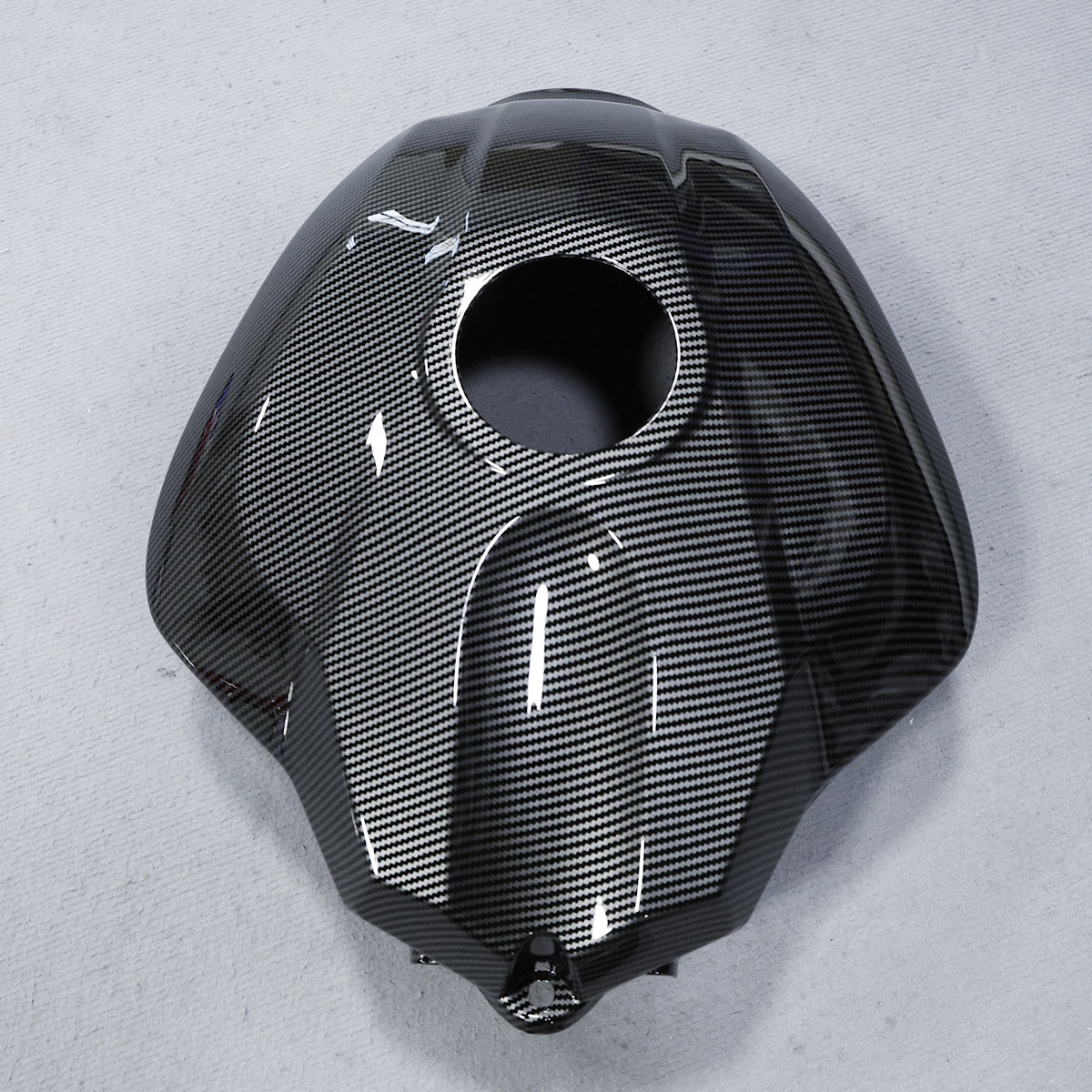 Carbon Fiber Pattern Fuel Gas Tank Cover Cowl For YAMAHA YZF R1 R1M 2020-2026