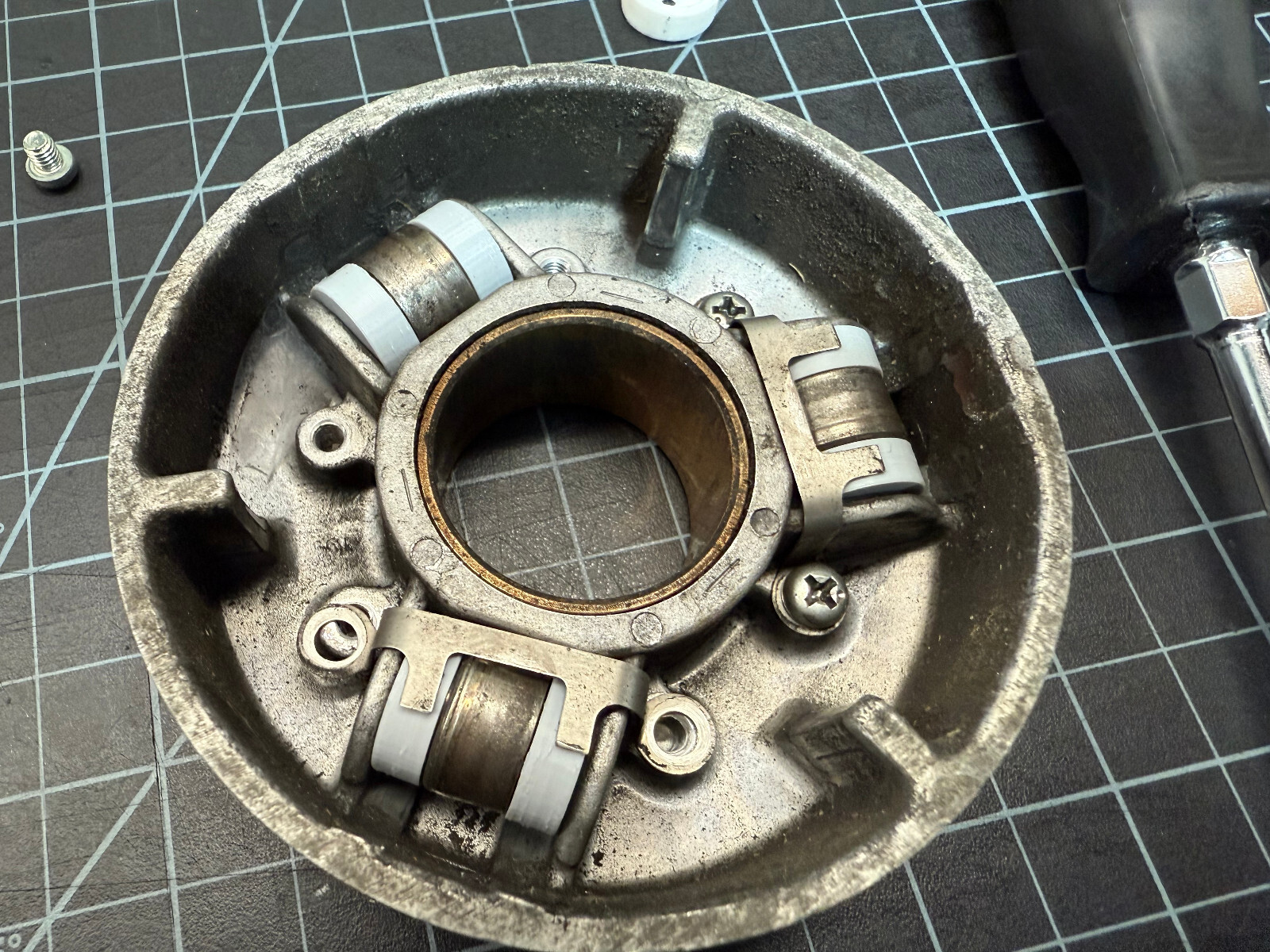 Honda Hobbit PA50 Stock Variator Weight Plastic Caps Set of 6 New Reproduction
