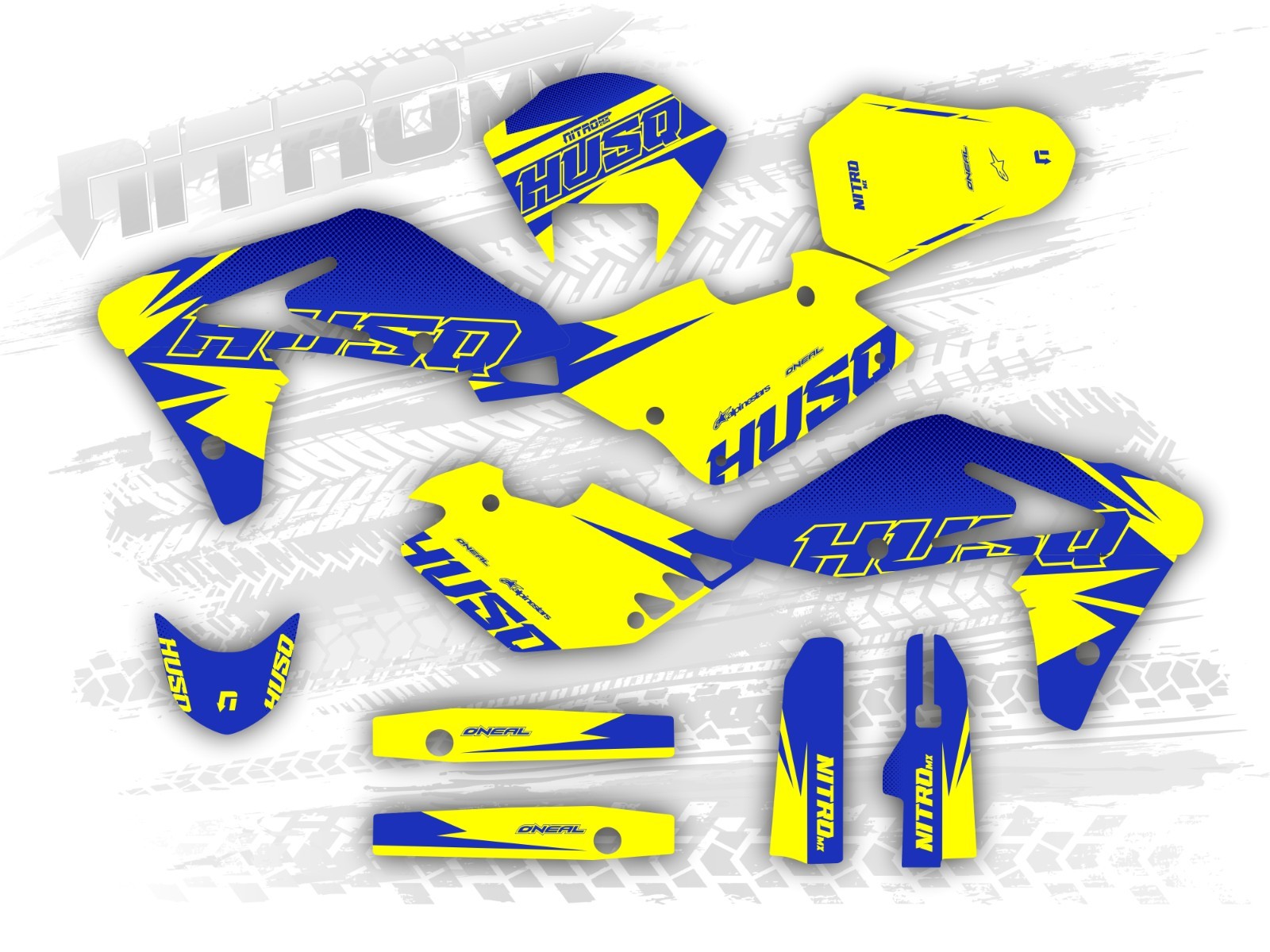 Graphics Kit fits Husqvarna SMR 570 2000 2001 2002 2003 2004 Decals Stickers