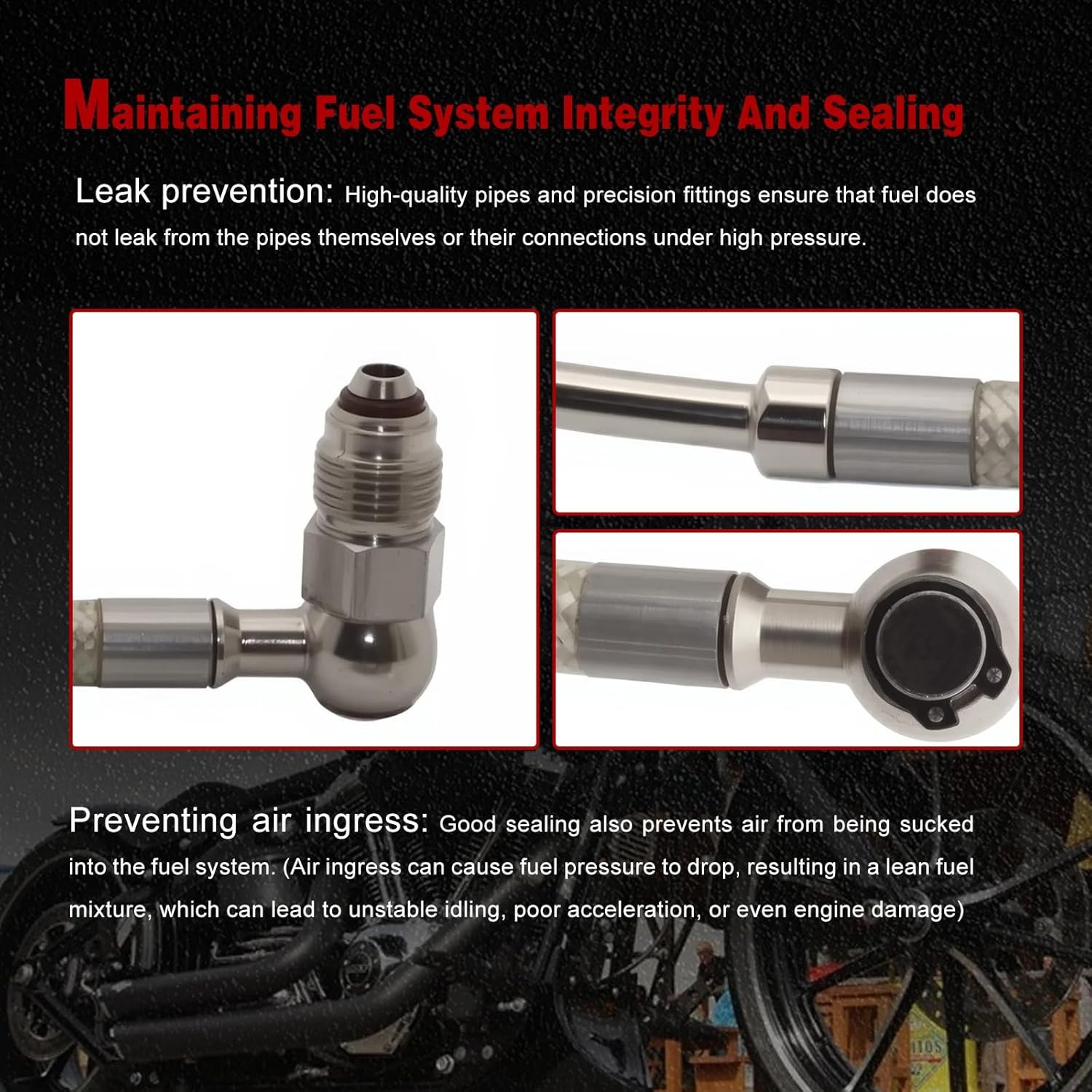 Fuel Injection Line kit HDFL005 For Harley-Davidson 96-1999 Electra Road King