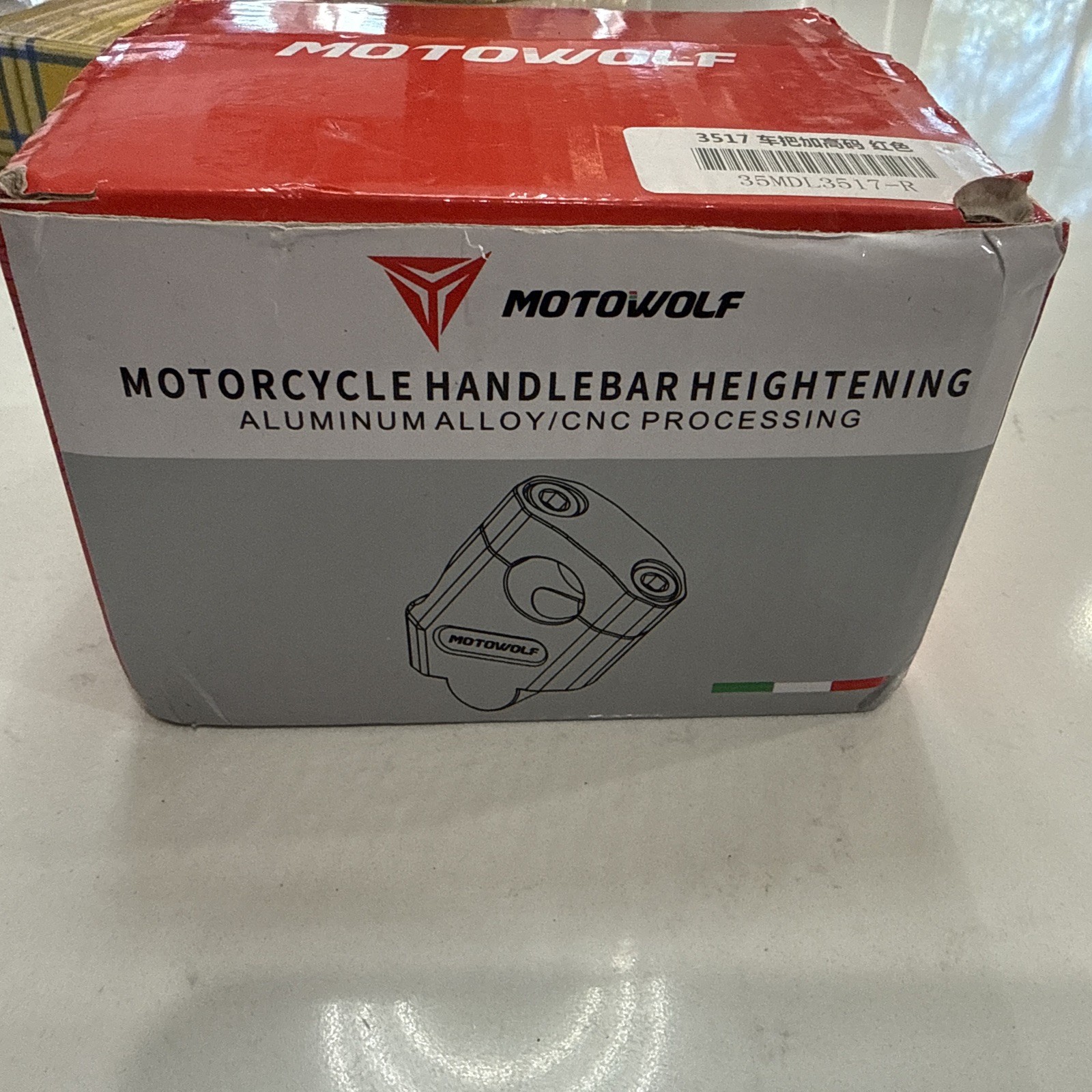 Motowolf Motorcycle Handlebar Riser Heightening Clamp Mount