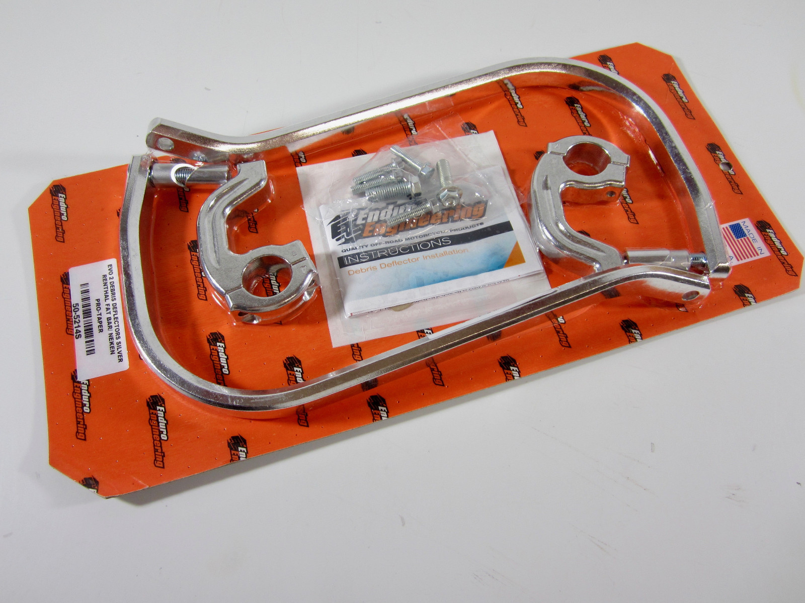 Enduro Engineering Evolution 2 Handguards Sliver 1-1/8″ White Roost Deflectors