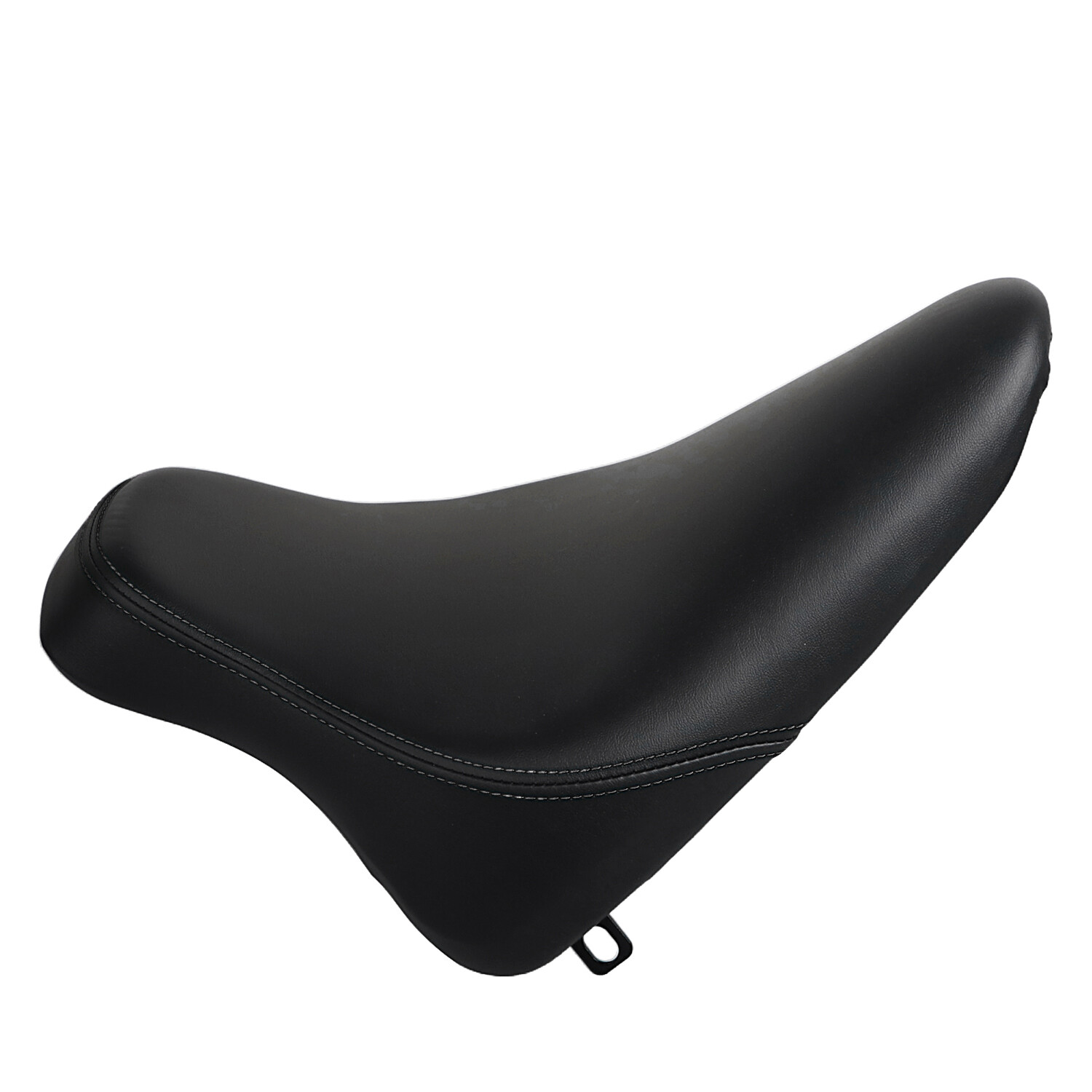 Black Driver Front Butt Bucket Solo Seat For Harley Softail Springer EFI FXSTSI
