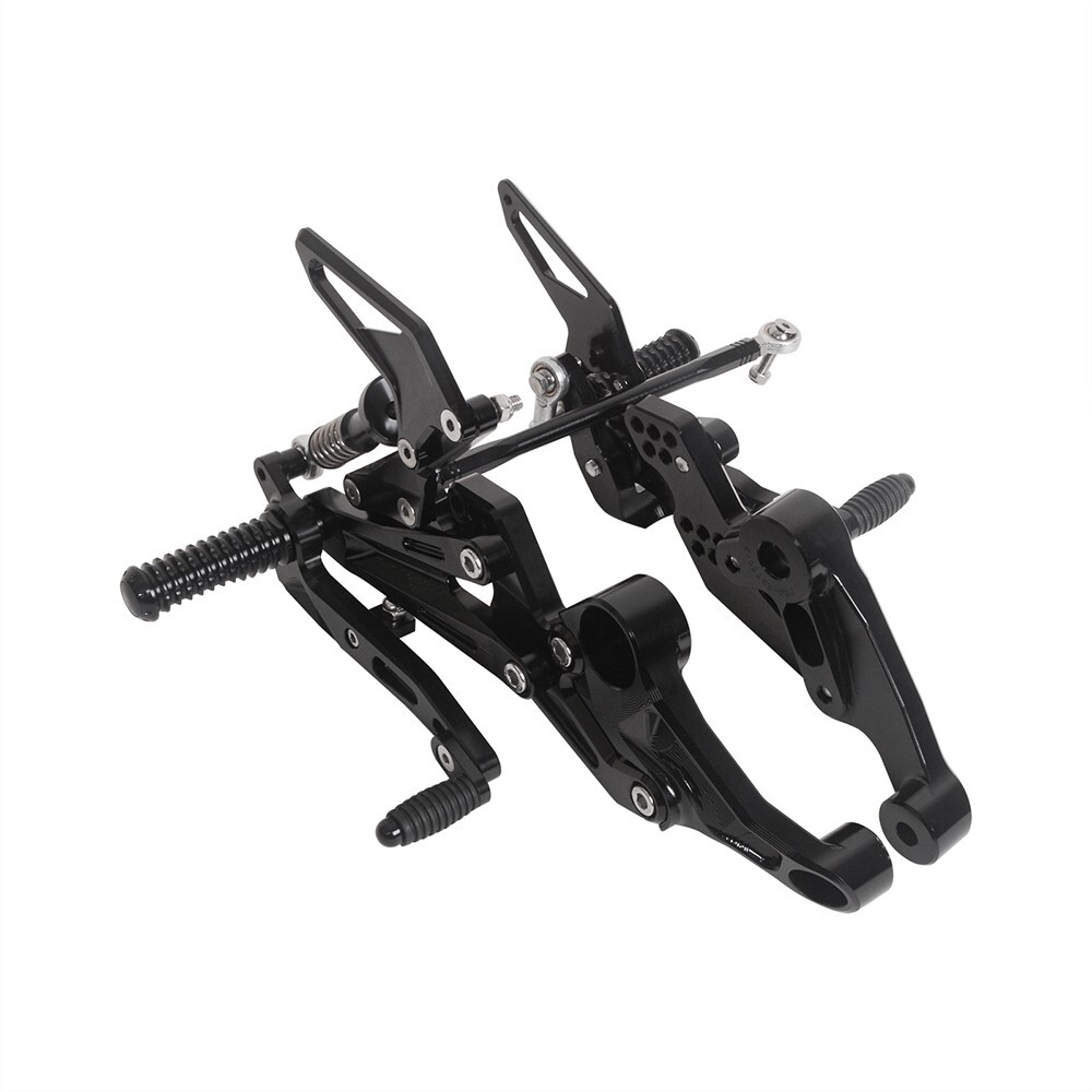 For APPILIA RS660 Tuono 660 Billet Adjustable Rearset Modify Control Black