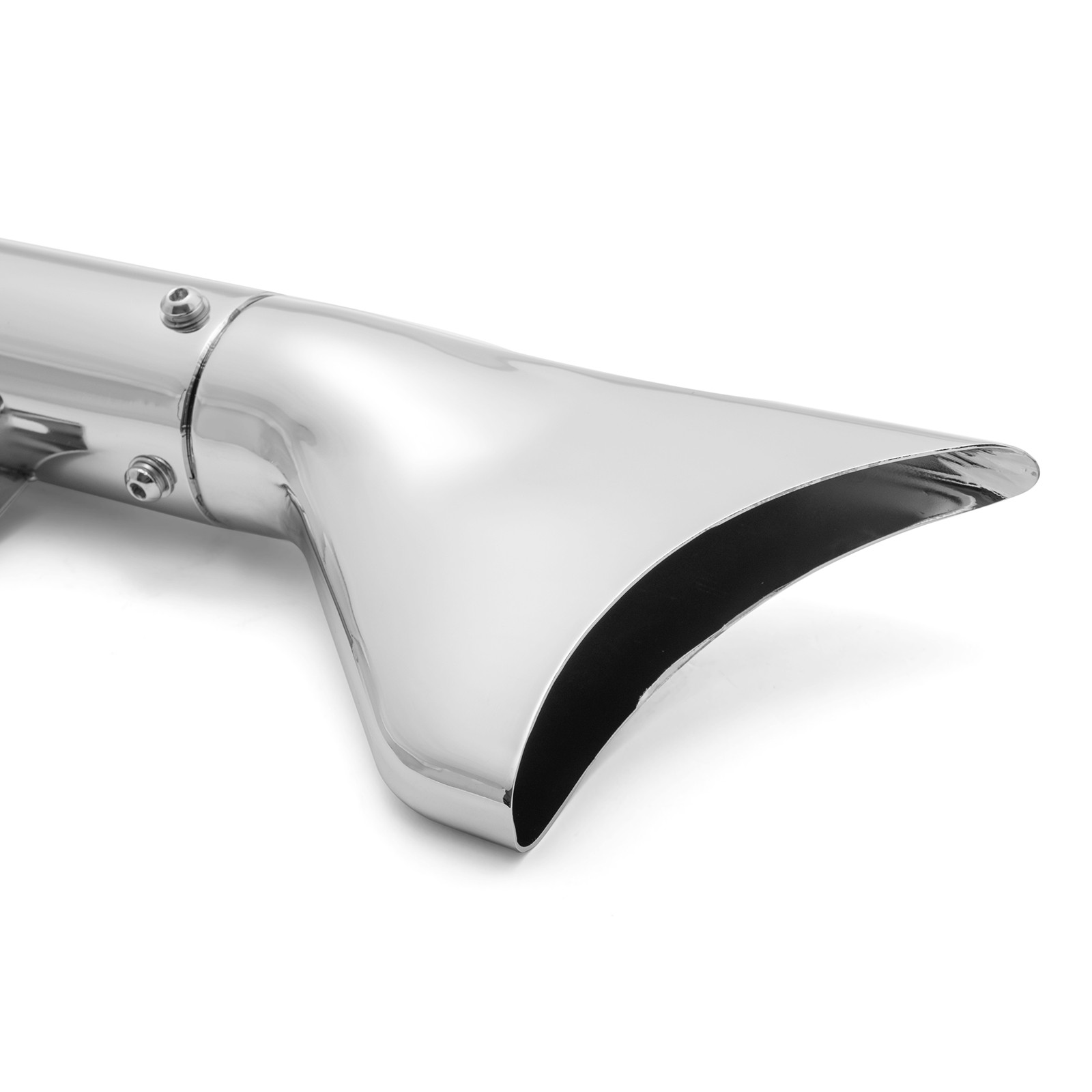 33IN. Fishtail Muffler Slip Ons Exhaust For Harley Touring Road Glide ’95-’16