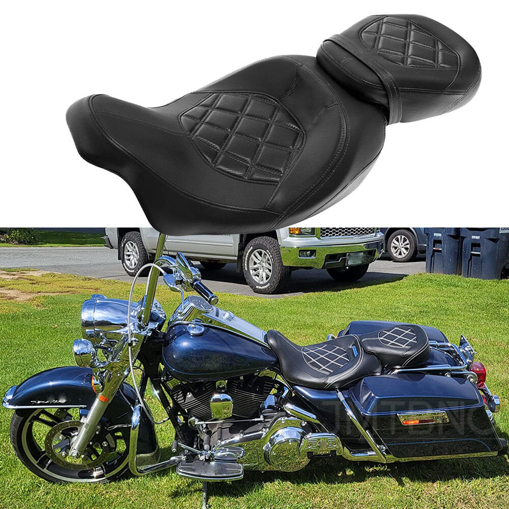 Driver Passenger Seat For Harley Touring Street Glide FLHX Road King FLHR 09-23
