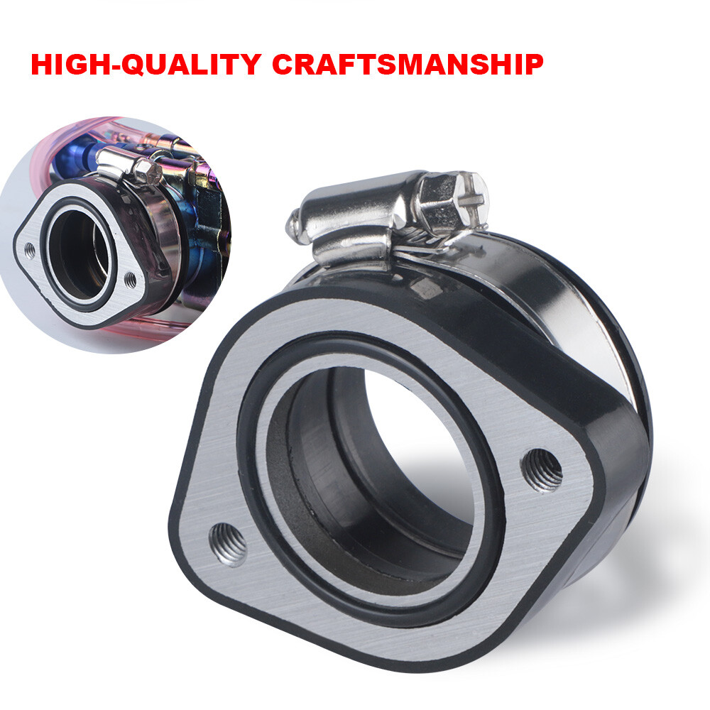 48mm Flange Intake Adapter Carb Manifold Boot For PWK 24 26 28 30mm Carburetor