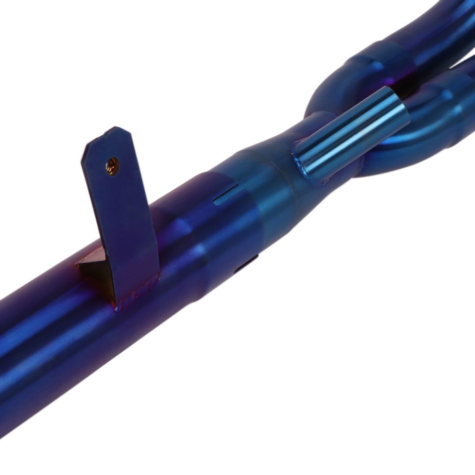 For Honda CBR500R CB500X/F 2013-2023 Full Exhaust System Header Link Pipe Blue
