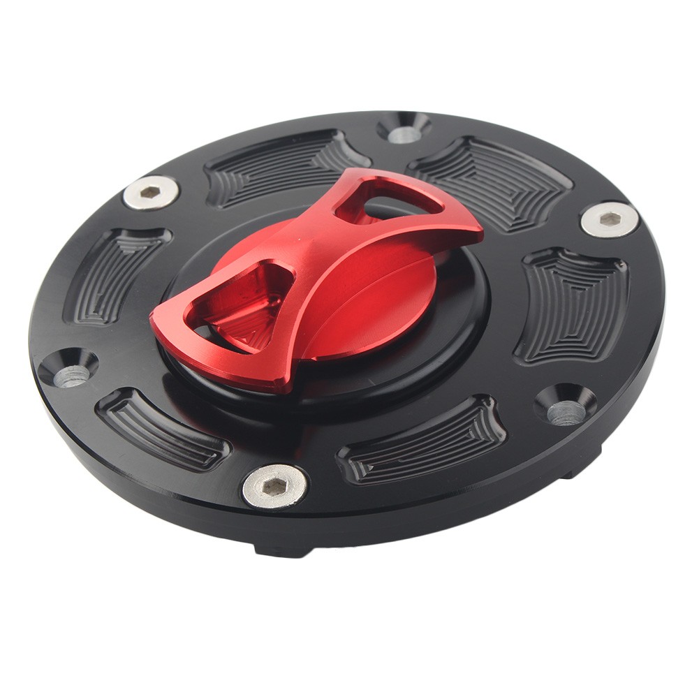 1x Fuel Gas Tank Cap Cover For Kawasaki Ninja 250R EX250 08-2012 EX300 13-14 Red