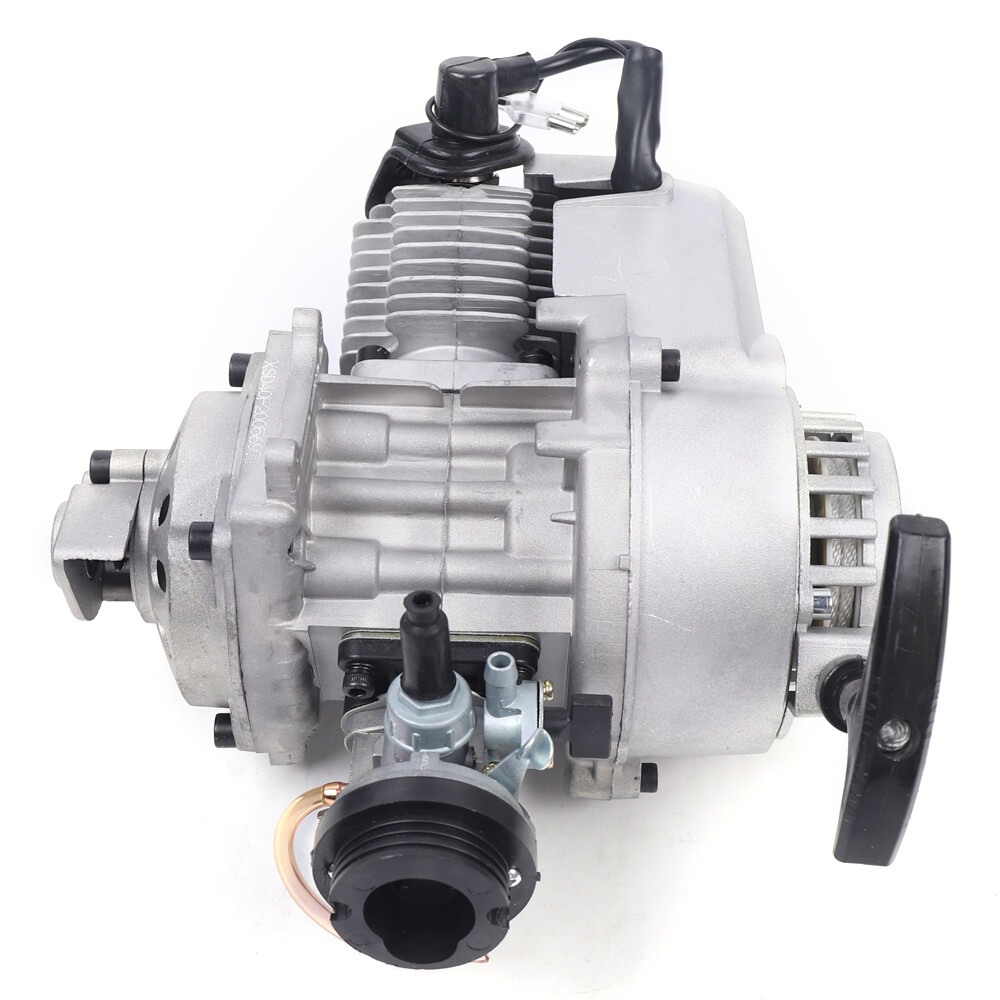 49CC 2-Stroke Pull Start Engine Motor Kit for Mini Dirt Bike Pocket ATV Scooter