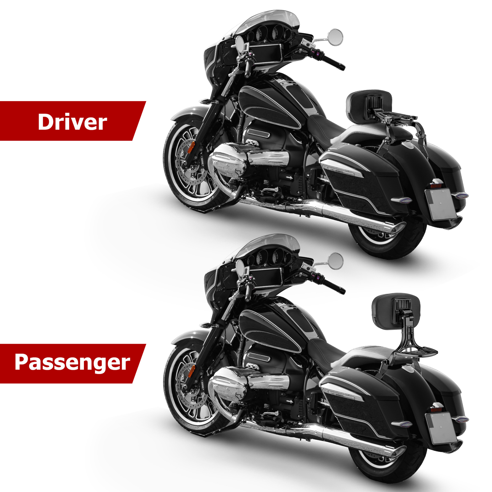 Multi-Purpose Backrest Sissy Bar For BMW R18 Bagger Transcontinental Roctane 20+