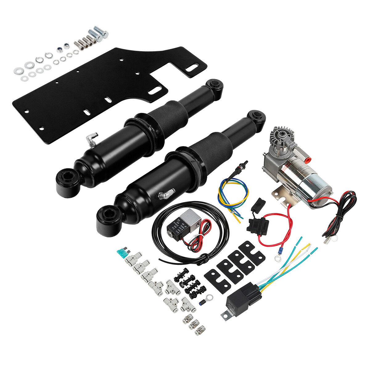 Electric Center Stand w/ Air Ride Suspension Fit For Harley Road Glide 2009-2016