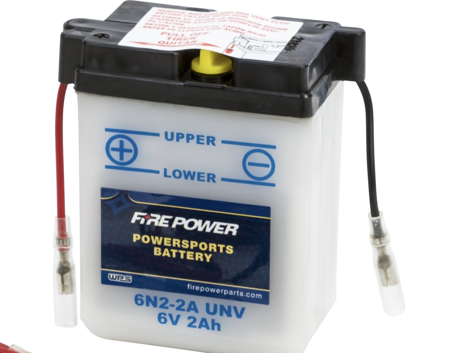 WPS Fire Power 6V Std Battery for Suzuki TS-250 Savage 70-72 6N2-2A UNV