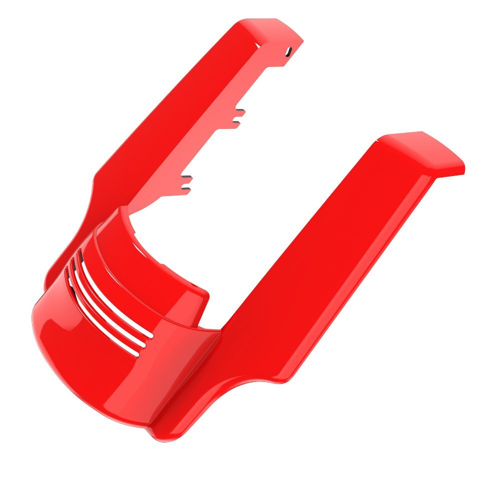 Scarlet Red Stretched Rear Fender Extension For 2009+ Harley Davidson Touring