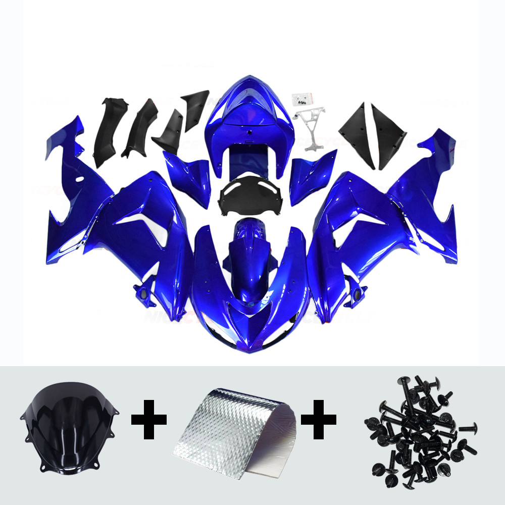 ABS Injection Bodywork For Kawasaki ZX10R ZX-10R 2006 2007 06 07 Plastic Fairing
