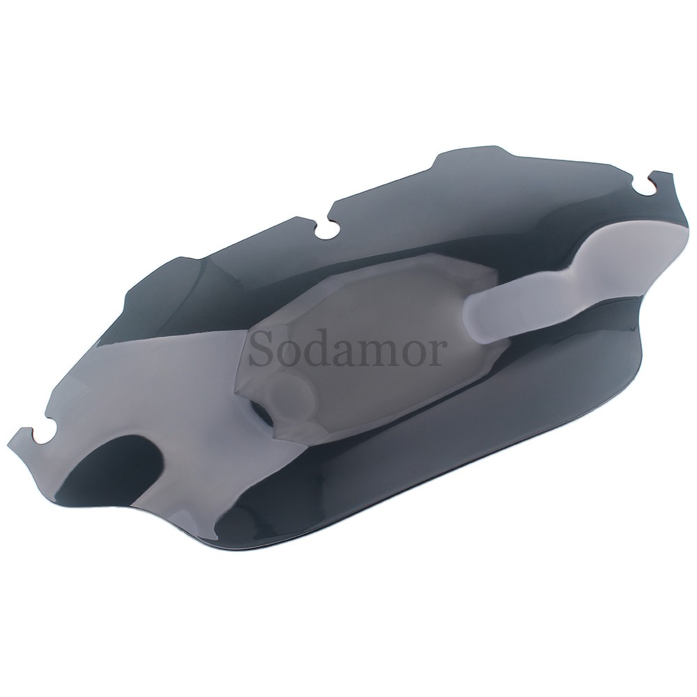 For Harley Touring Electra Glide 1996-2013 8″ Smoke Wave Windshield Windscreen
