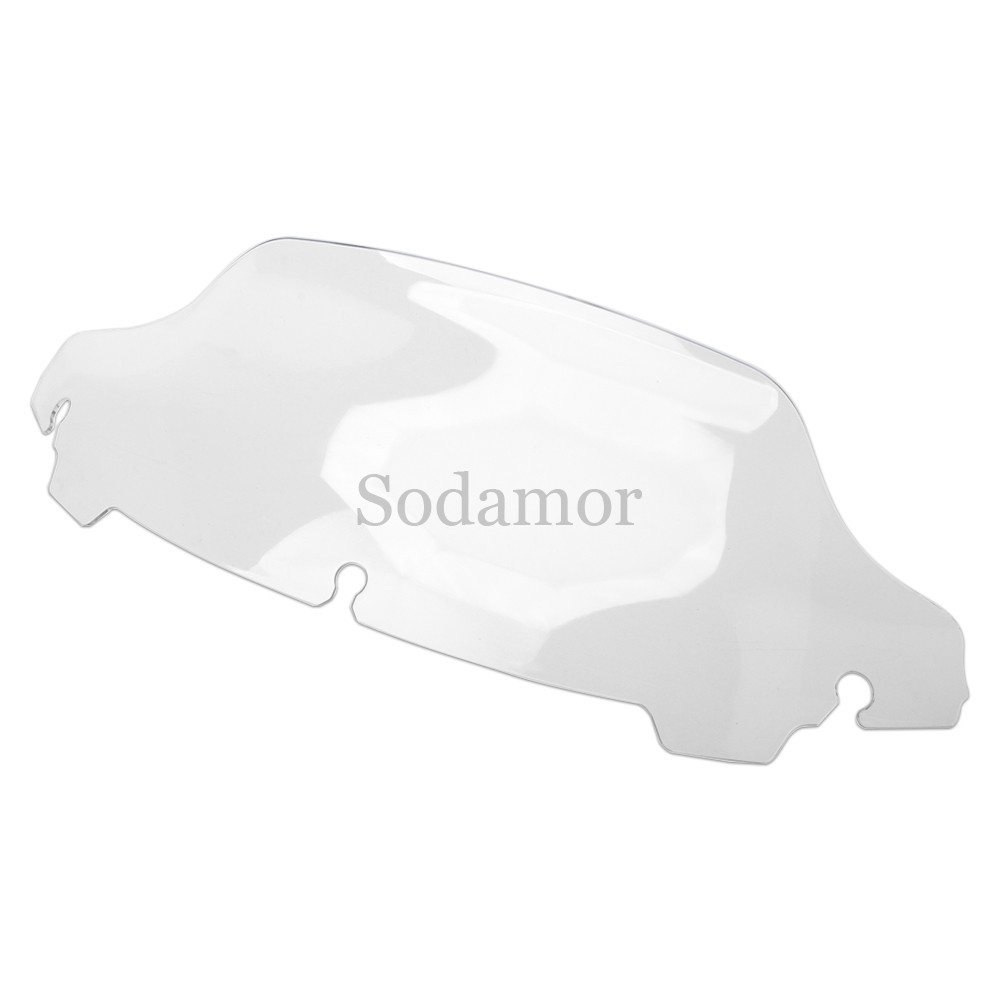 7″ Wave Windshield Windscreen Clear For Harley Touring Electra Glide 2014-2022