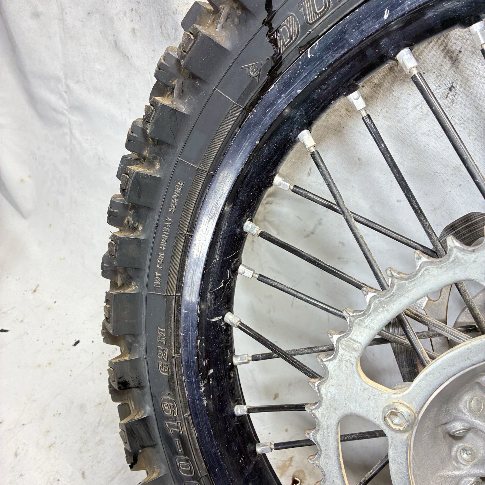 Kawasaki 2010-2020 KX250F 16 OEM Rear Wheel Complete 1.85×19 41091-0005-WC Kx450