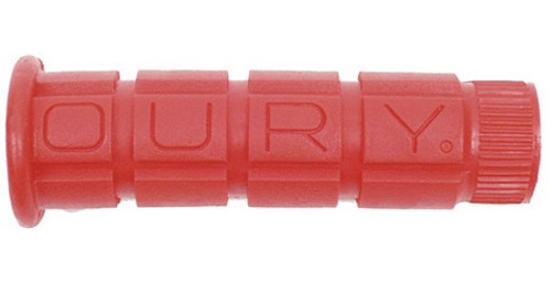 Oury Grips Sno/Water Grips Red No-Flange 7/8in. Pair OSCGOG50