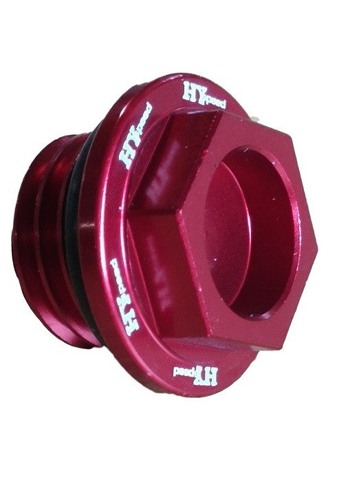 HYspeed Oil Filler Plug Cap Red Aluminum Billet Alloy Bolt 19-0004