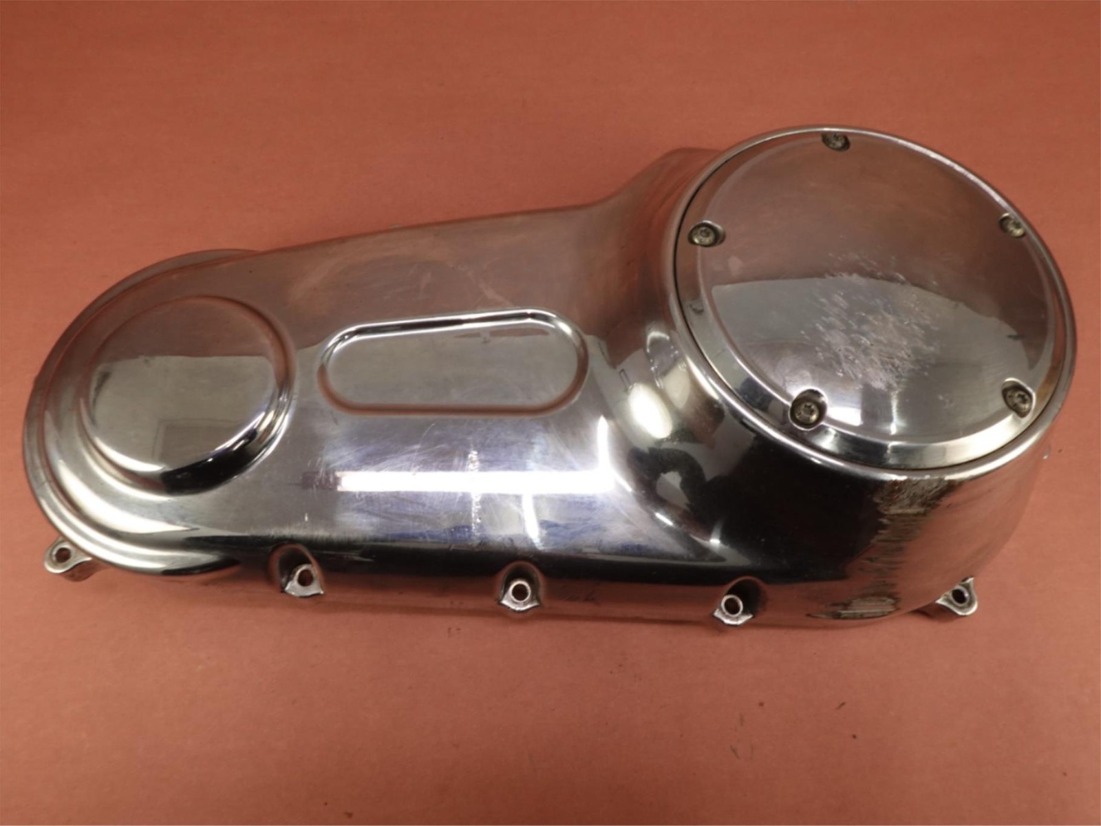 2007-2016 Harley Davidson Softail Deluxe FLSTN Chrome Outer Primary Clutch Cover