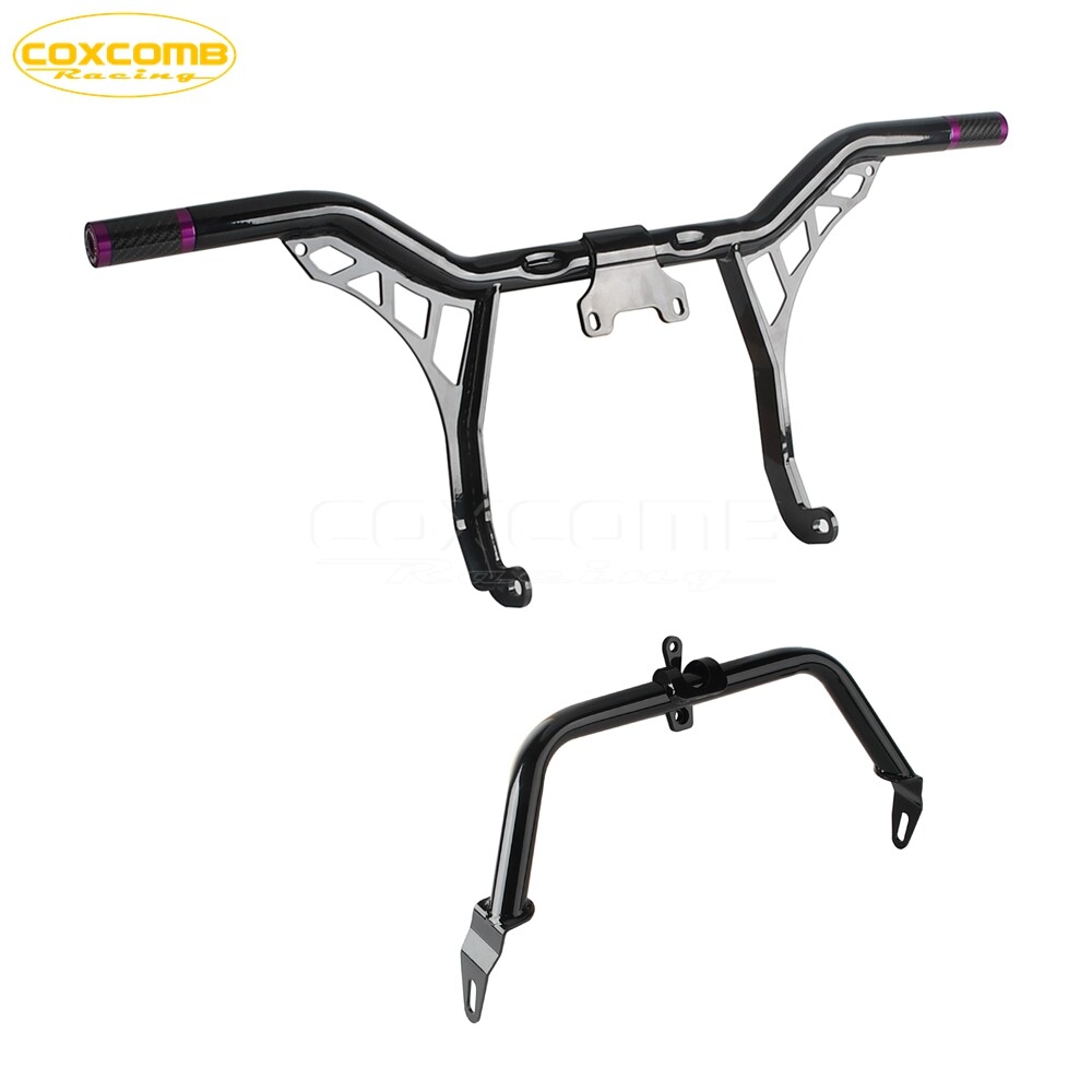 Engine Guard Crash Bar w/Fairing Support Kit For Harley Road Glide ’15-up FLTRK