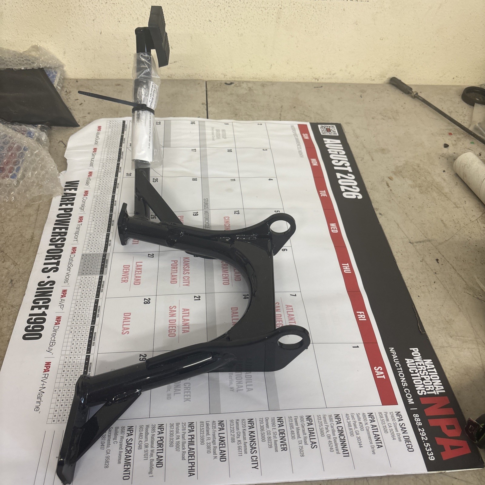 Honda Goldwing Ride Off Center Stand Black New GL1800 GL 1800 H18CRSBPC Stand