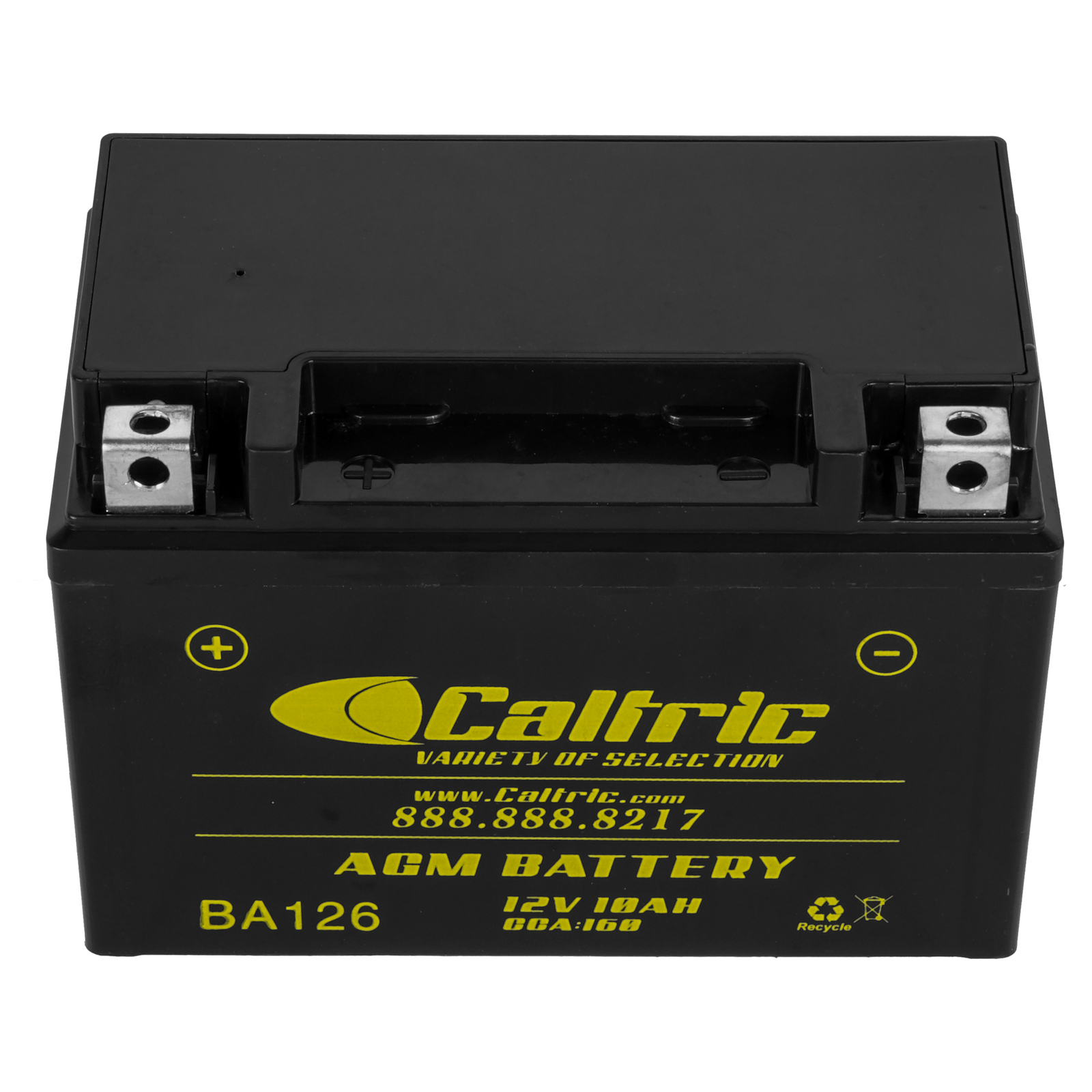Caltric YT12A-BS AGM Battery for Kawasaki 26012-0556 Battery 12V 10Ah
