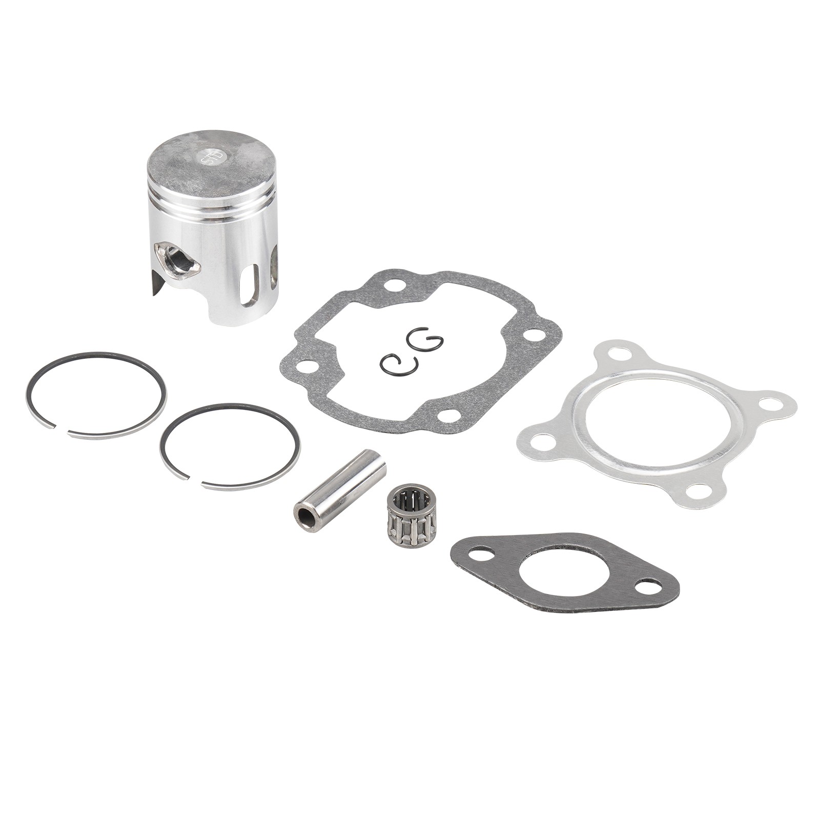 50cc Piston and Ring Set 40mm/10mm Pin For Jog Minarelli Yamaha 2Stroke Scooters