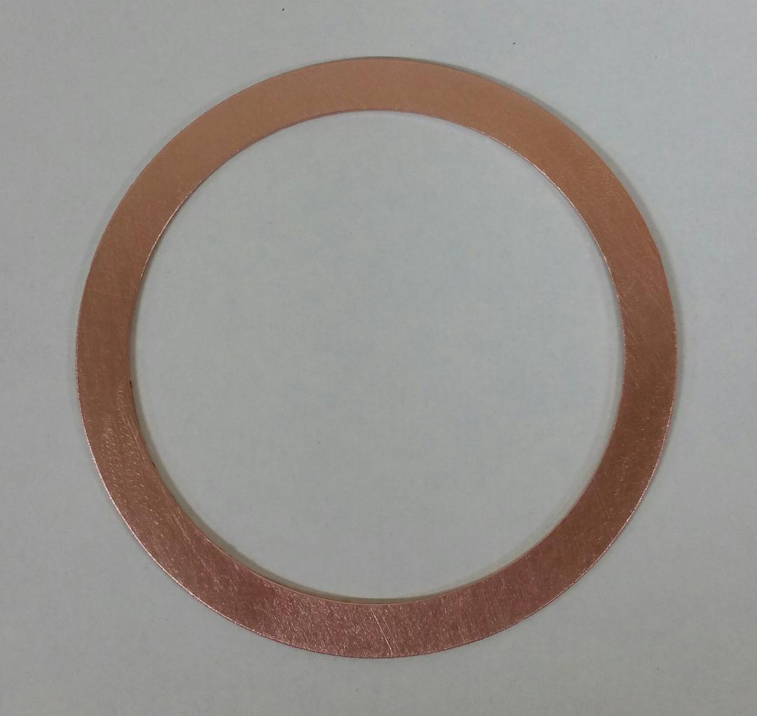 PANTHER M100 M120 COPPER HEAD GASKET BORE 89MM X 104MM OD X 1.06mm THICK