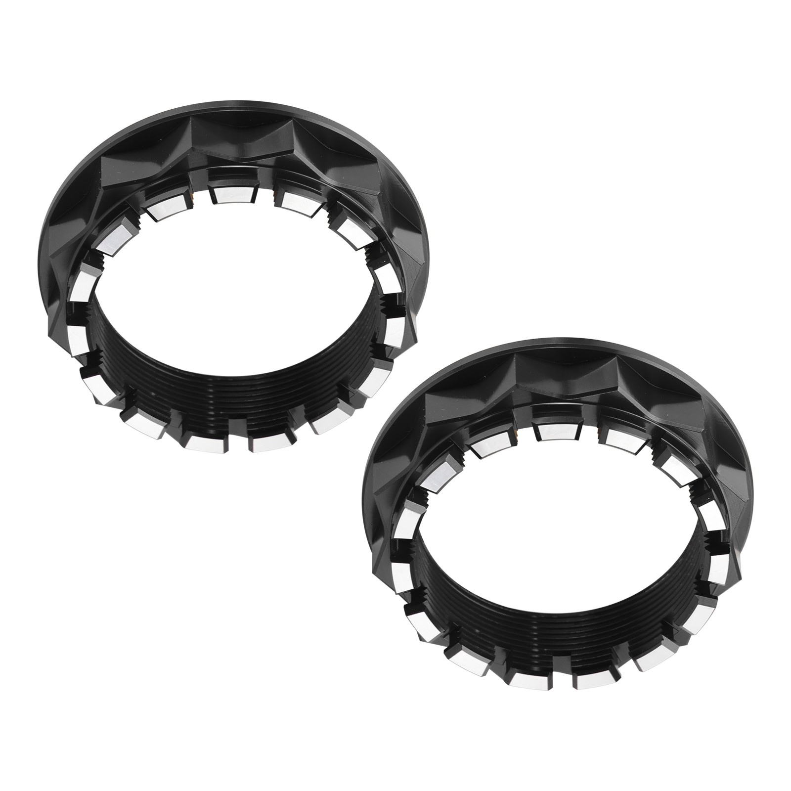 2x Rear Wheel Axle Nuts Black For Ducati Panigale 959/1199/1299/V4/R/S 2012~2024